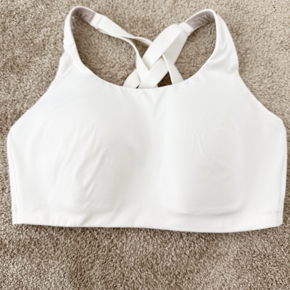 White Sports Bra - Picture 1 of 4
